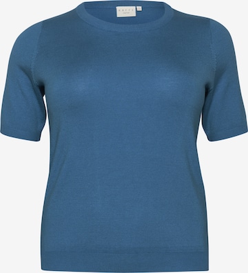 KAFFE CURVE Trui 'KCLizzy' in Blauw: voorkant