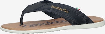 PANTOFOLA D'ORO T-Bar Sandals in Blue: front