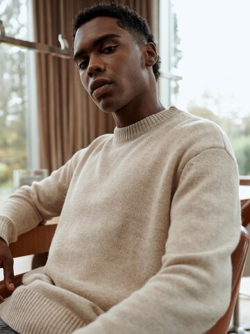 DAN FOX APPAREL Tröja 'Essential' i beige