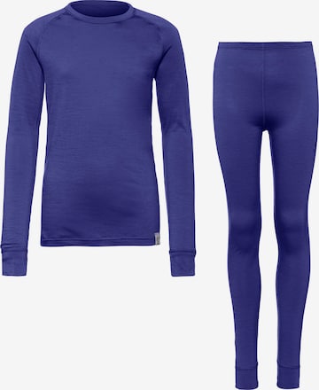 ODLO Wäsche-Set in Blau: Vorderseite