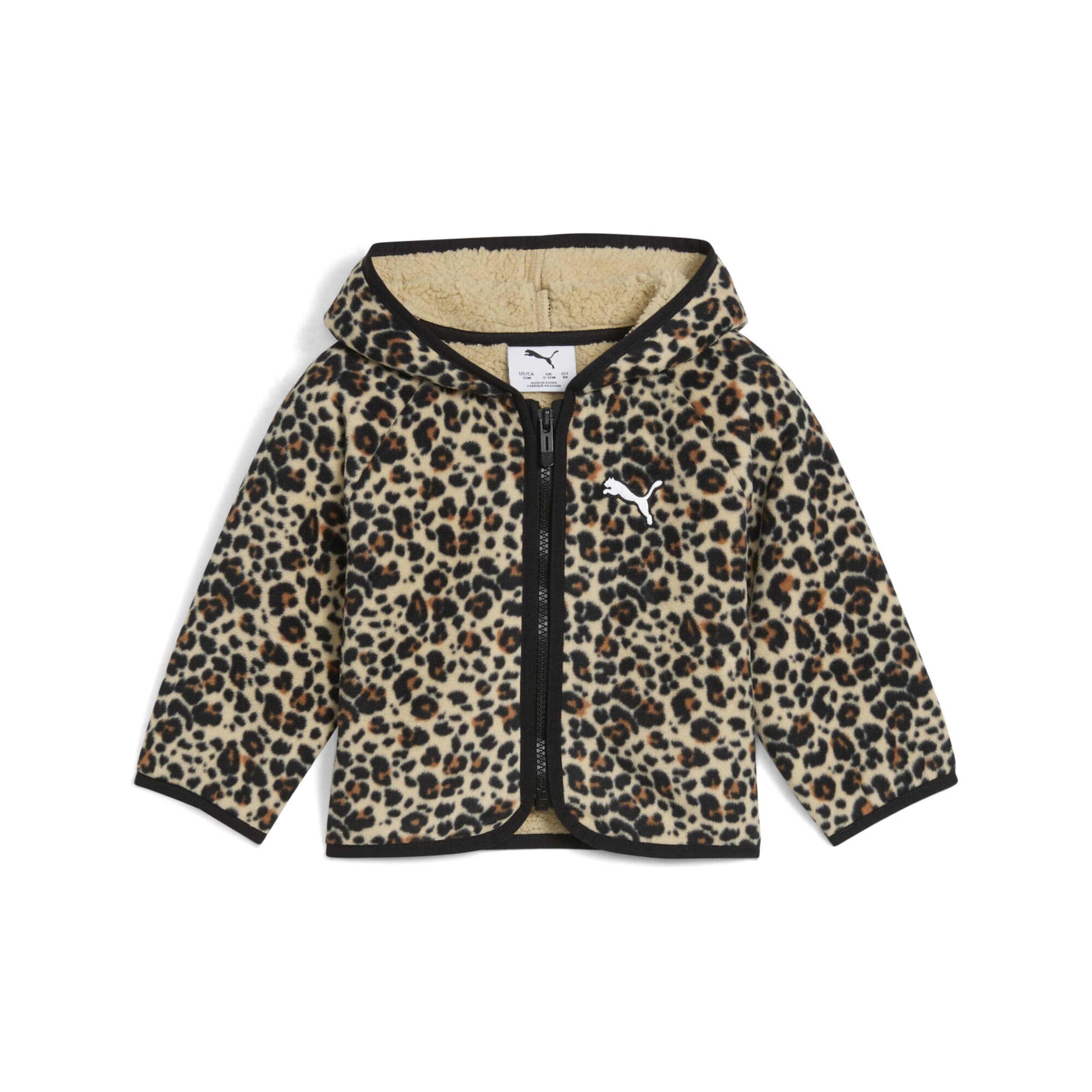 PUMA Sportjas 'Minicats' in Beige: voorkant