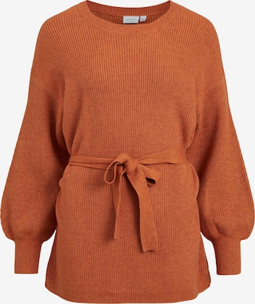 VILA Sweater 'RIL' in Orange: front