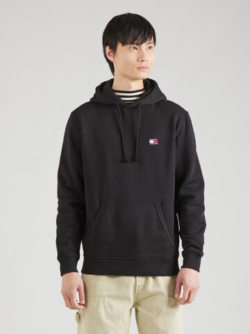 Sweat-shirt Tommy Jeans en noir : devant