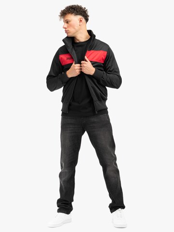 LONSDALE Trainingsjack 'ALNWICK' in Zwart