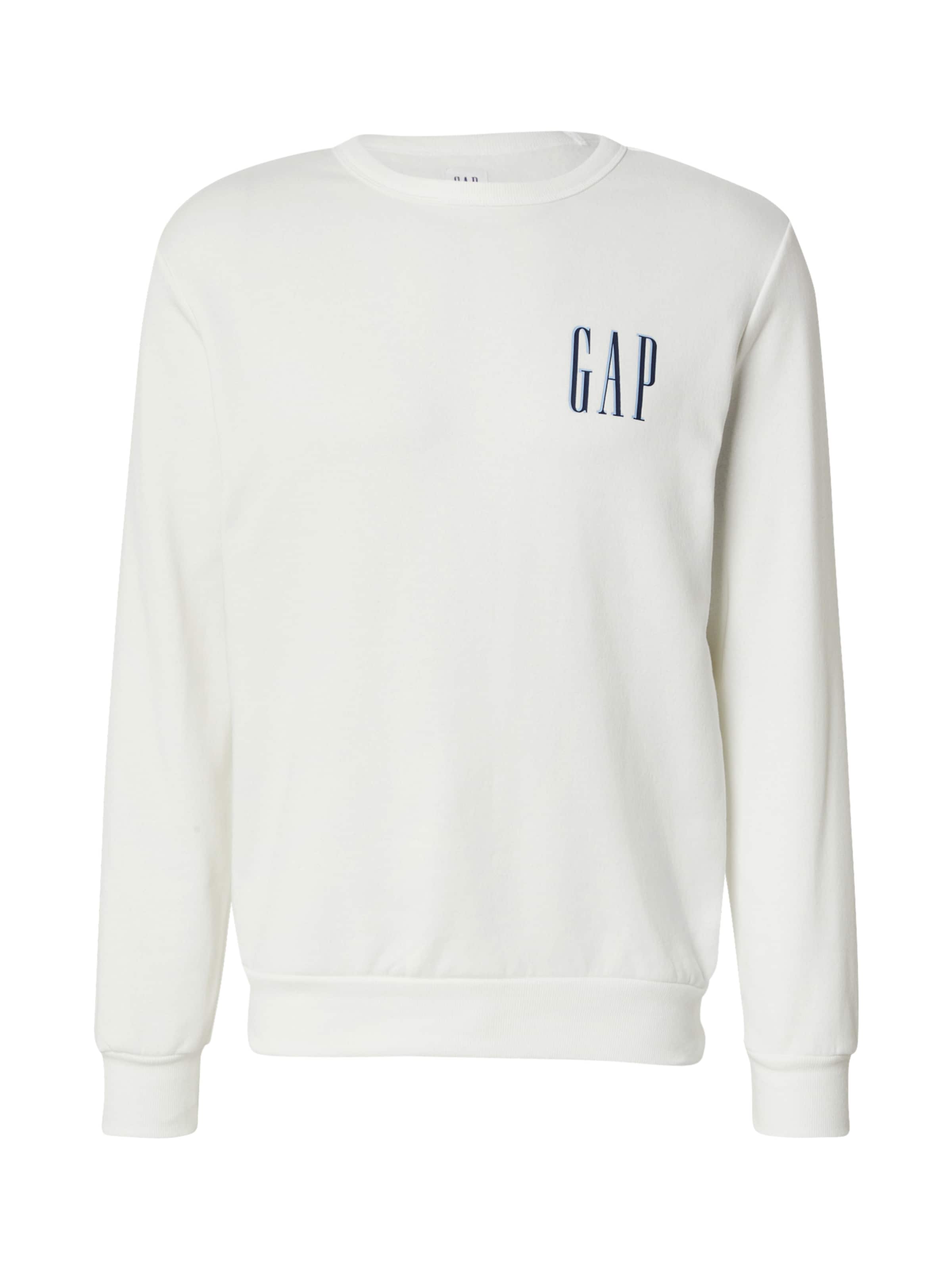 GAP Sweatshirt in Weiß: Vorderseite