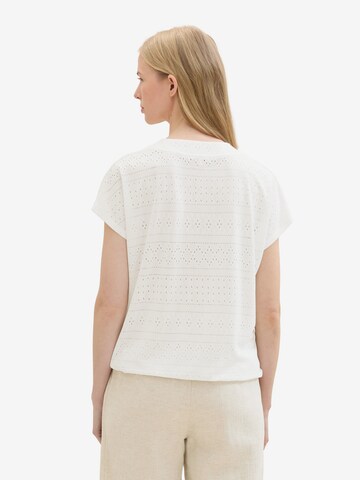 TOM TAILOR - Blusa em branco