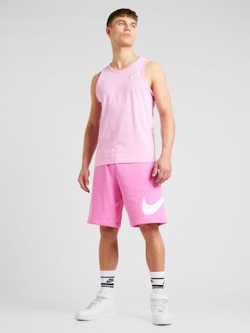 Nike Sportswear Средняя посадка Футболка в Ярко-розовый