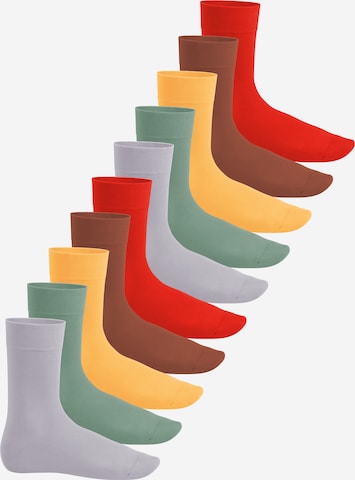 footstar Socken 'EVERYDAY!' in Grün: Vorderseite