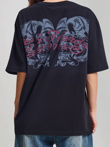 Ed Hardy Majica 'Brave Hearts Stay True' | črna barva