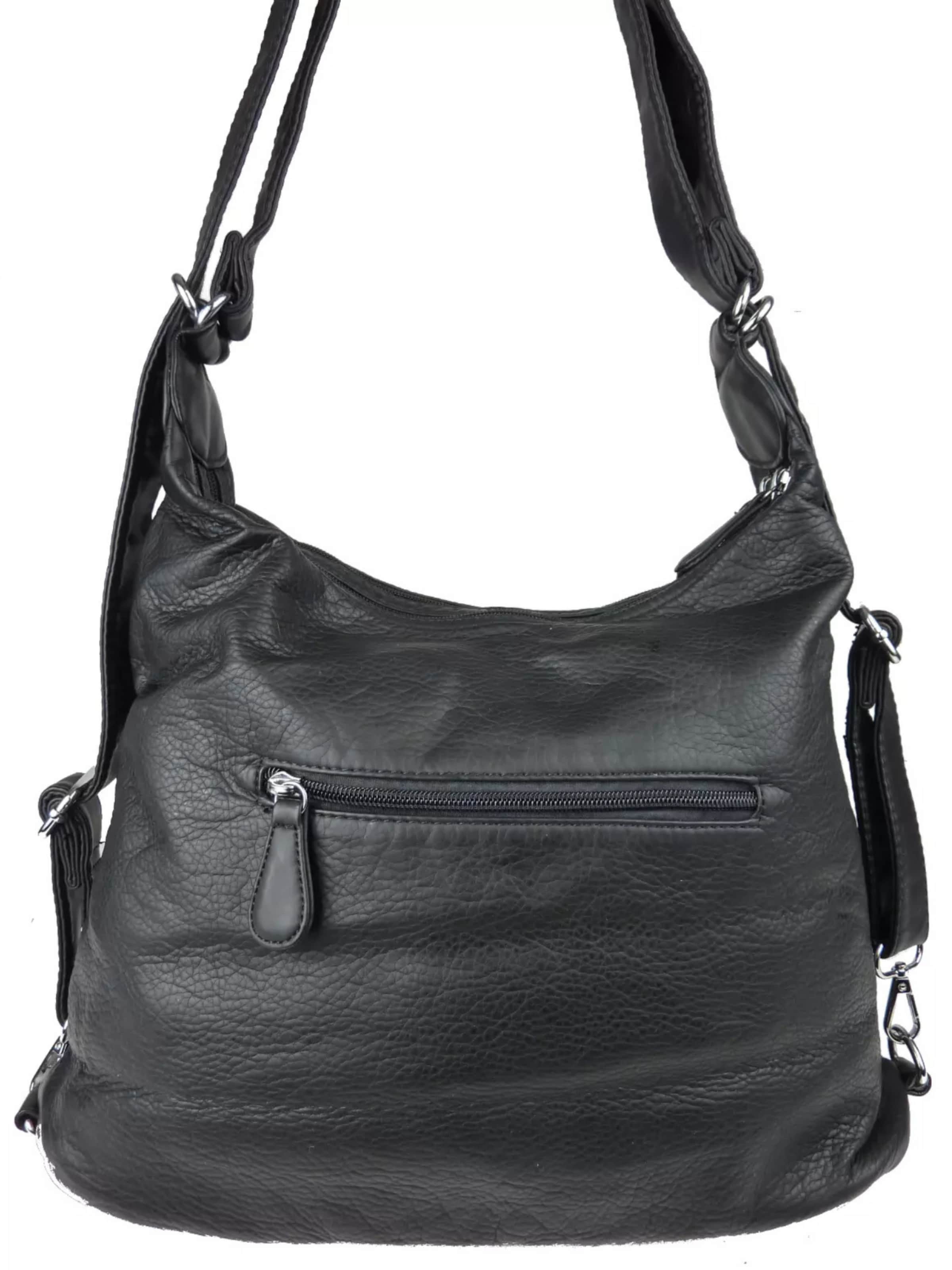 Kumixi Rucksack '2in1 Rucksacktasche'‌‌‌ in Schwarz