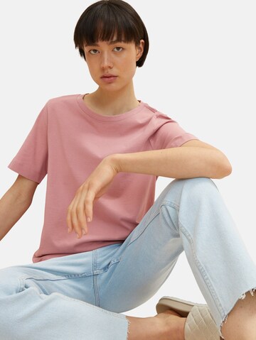 TOM TAILOR T-Shirt in Pink