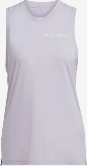 ADIDAS TERREX Sporttop 'XPR' in hellgrau / schwarz / weiß, Produktansicht