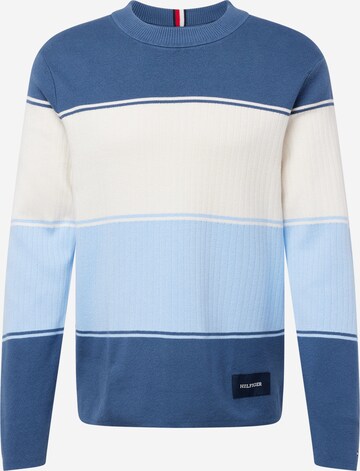 TOMMY HILFIGER Trui 'MILANO' in Blauw: voorkant