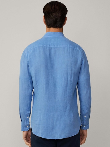 Hackett London Regular Fit Hemd 'Ess' in Blau