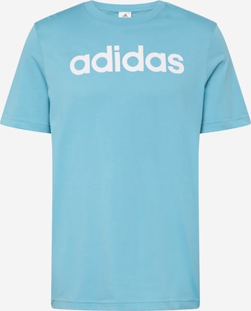 ADIDAS SPORTSWEAR Funksjonsskjorte 'Essentials Linear Embroidered Logo' i blå: forside