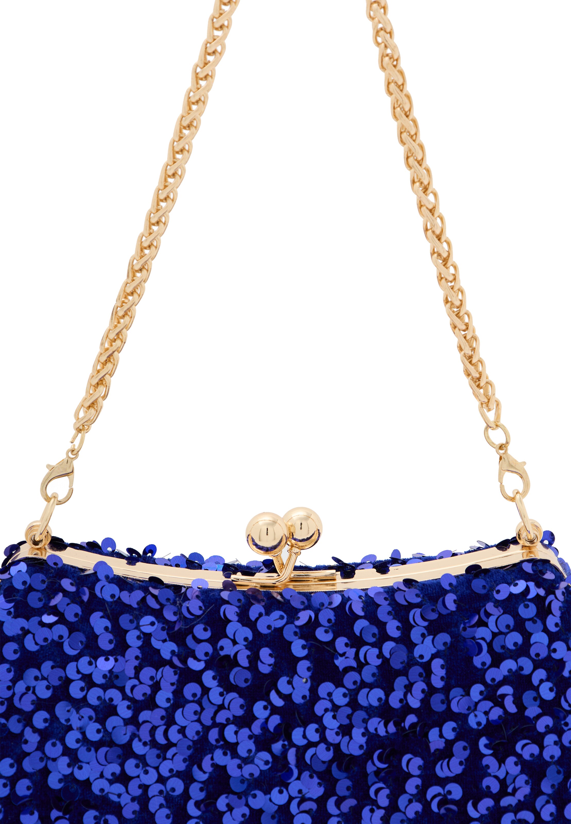 zils faina "Clutch" stila somiņa