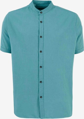 Buratti Regular fit Button Up Shirt in Green: front