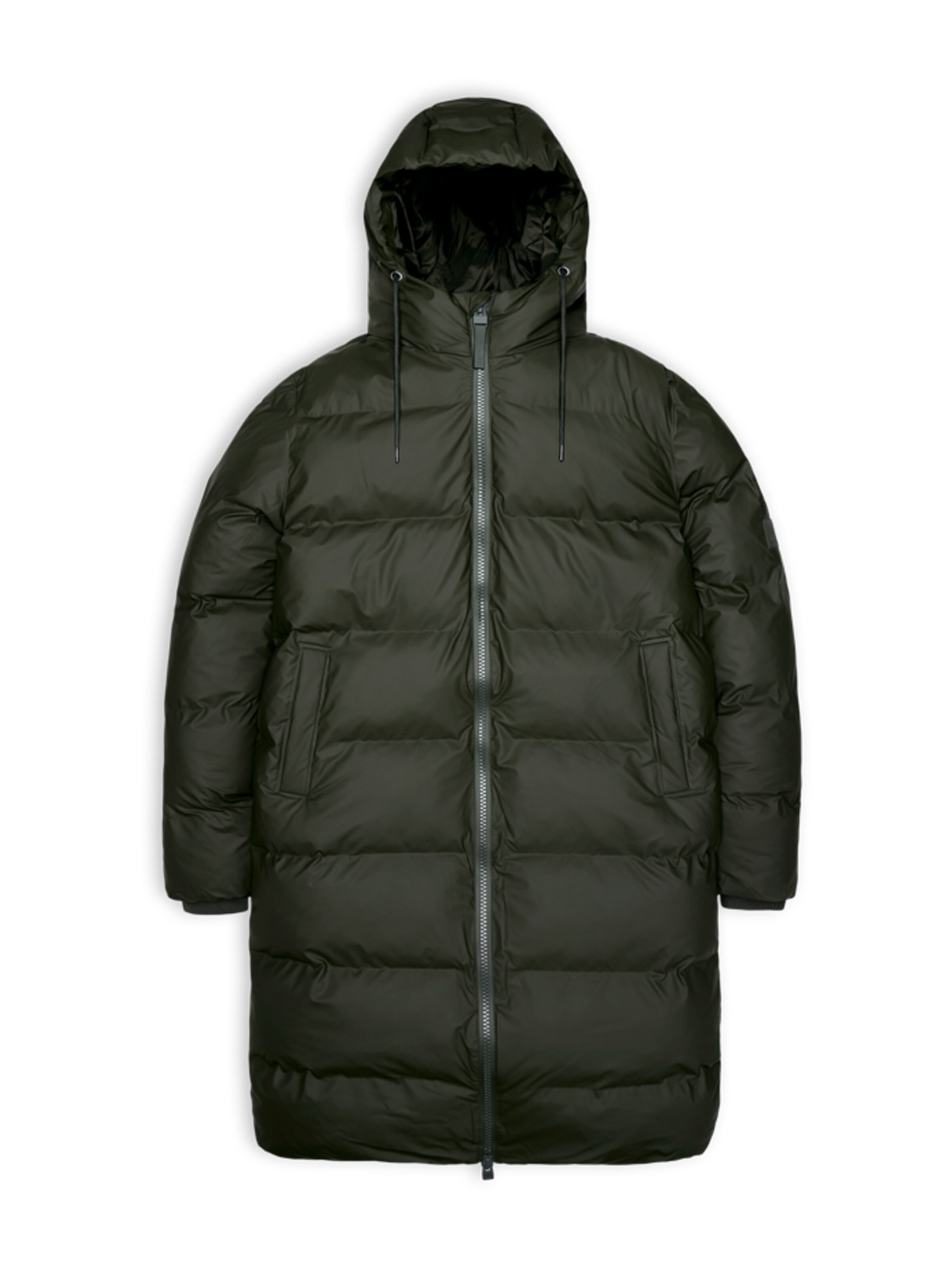 RAINS Vinterfrakke 'Alta' i grøn: forside