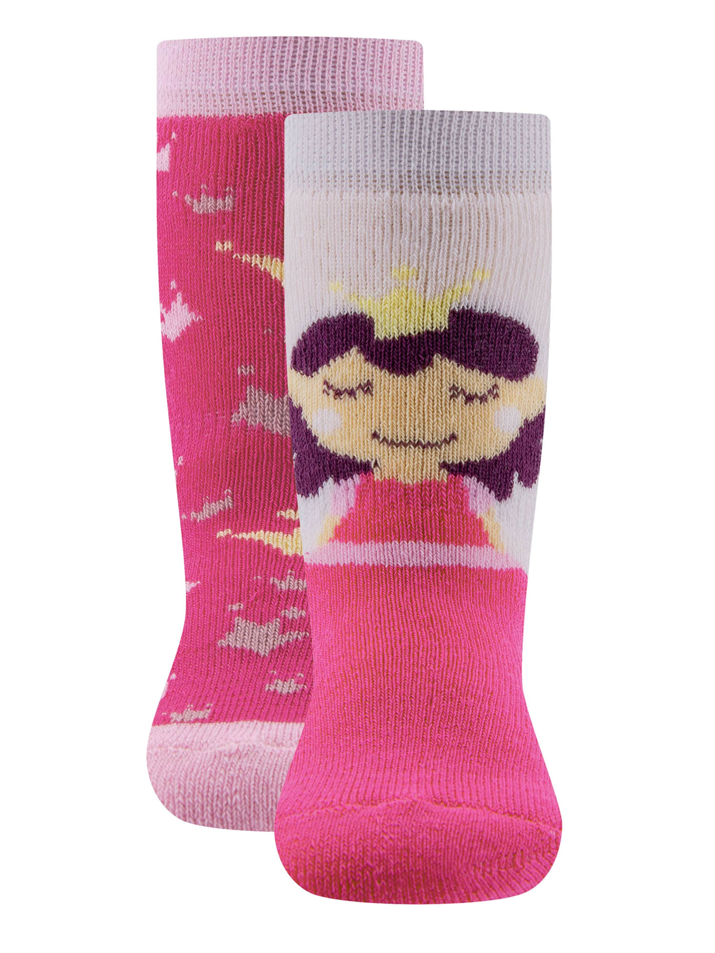 EWERS Носки 'Prinzessin' в Ярко-розовый: спереди