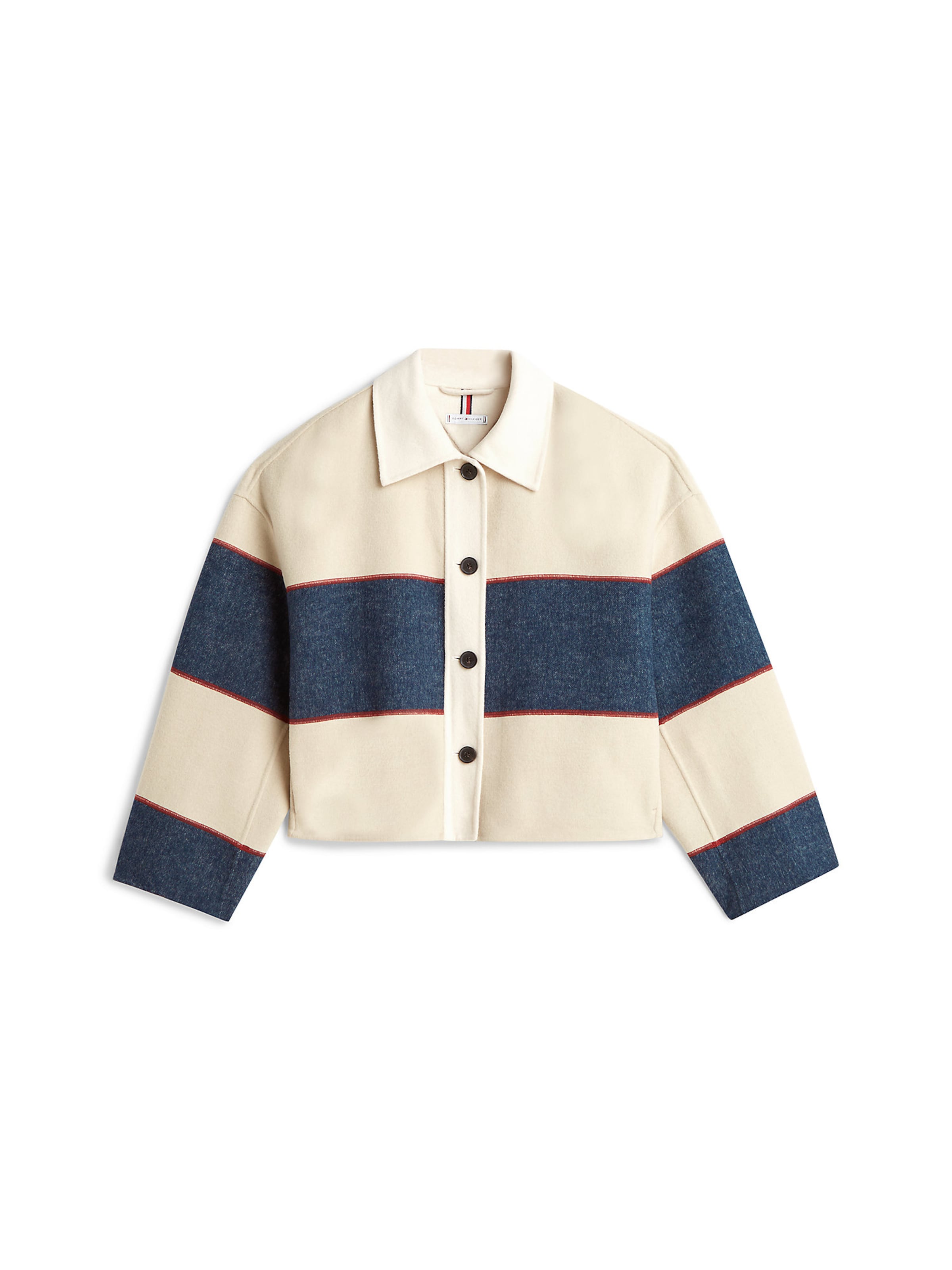 TOMMY HILFIGER Between-season jacket in Beige: front