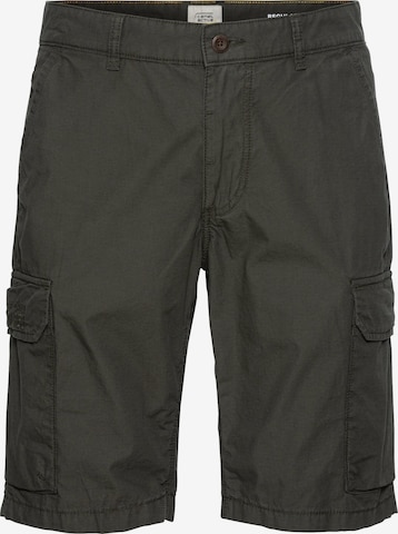 CAMEL ACTIVE Regular Fit Cargo Shorts mit Minimal Print in Grün: predná strana