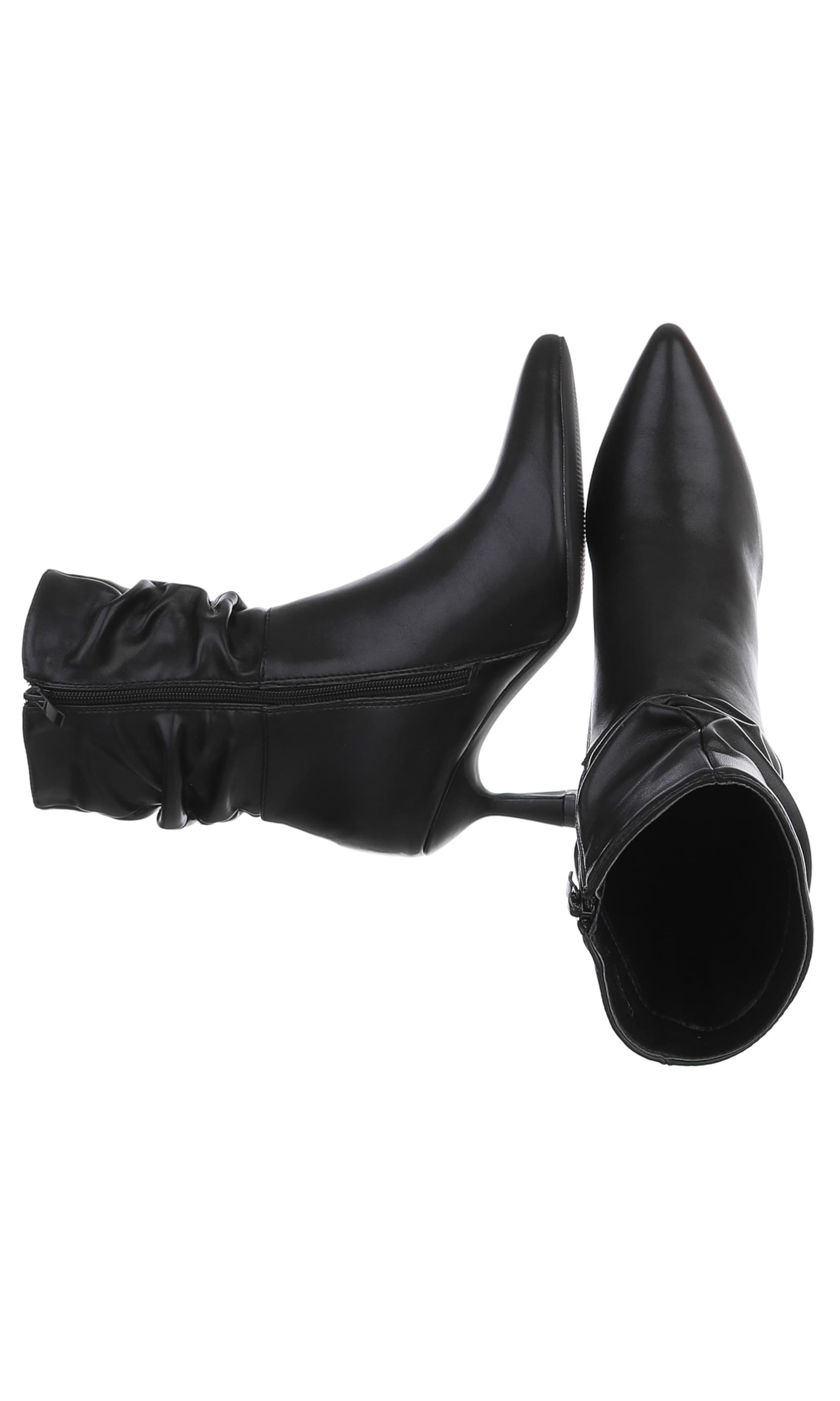 Ital-Design Stiefelette in Schwarz