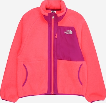 THE NORTH FACE Функциональная флисовая куртка 'YUMIORI' в Красный: спереди