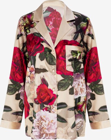 Marc & André Slaapshirt 'PETAL BEAUTY' in Beige: voorkant