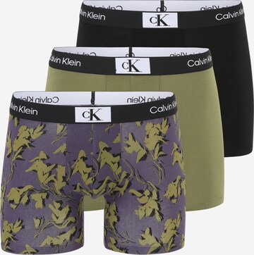 žalia Calvin Klein Underwear Boxer trumpikės: priekis