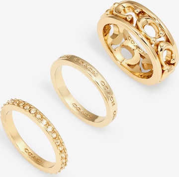 COACH Prsten – zlatá