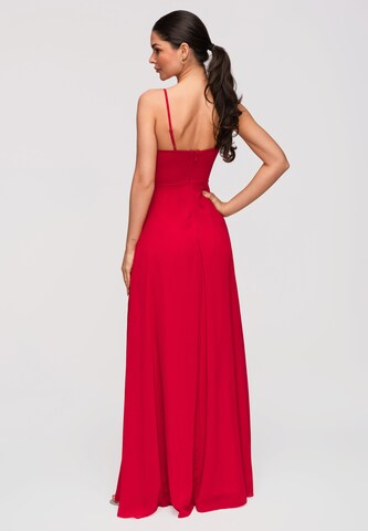 Ombre Abendkleid in Rot