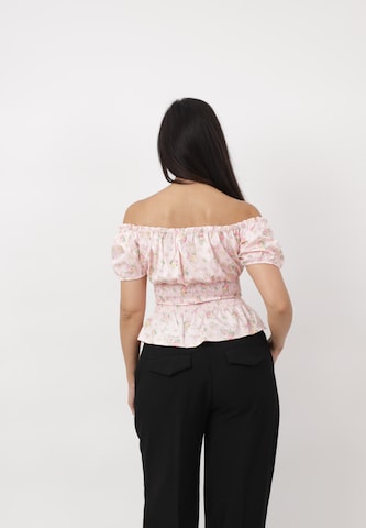Elara Blouse in Roze