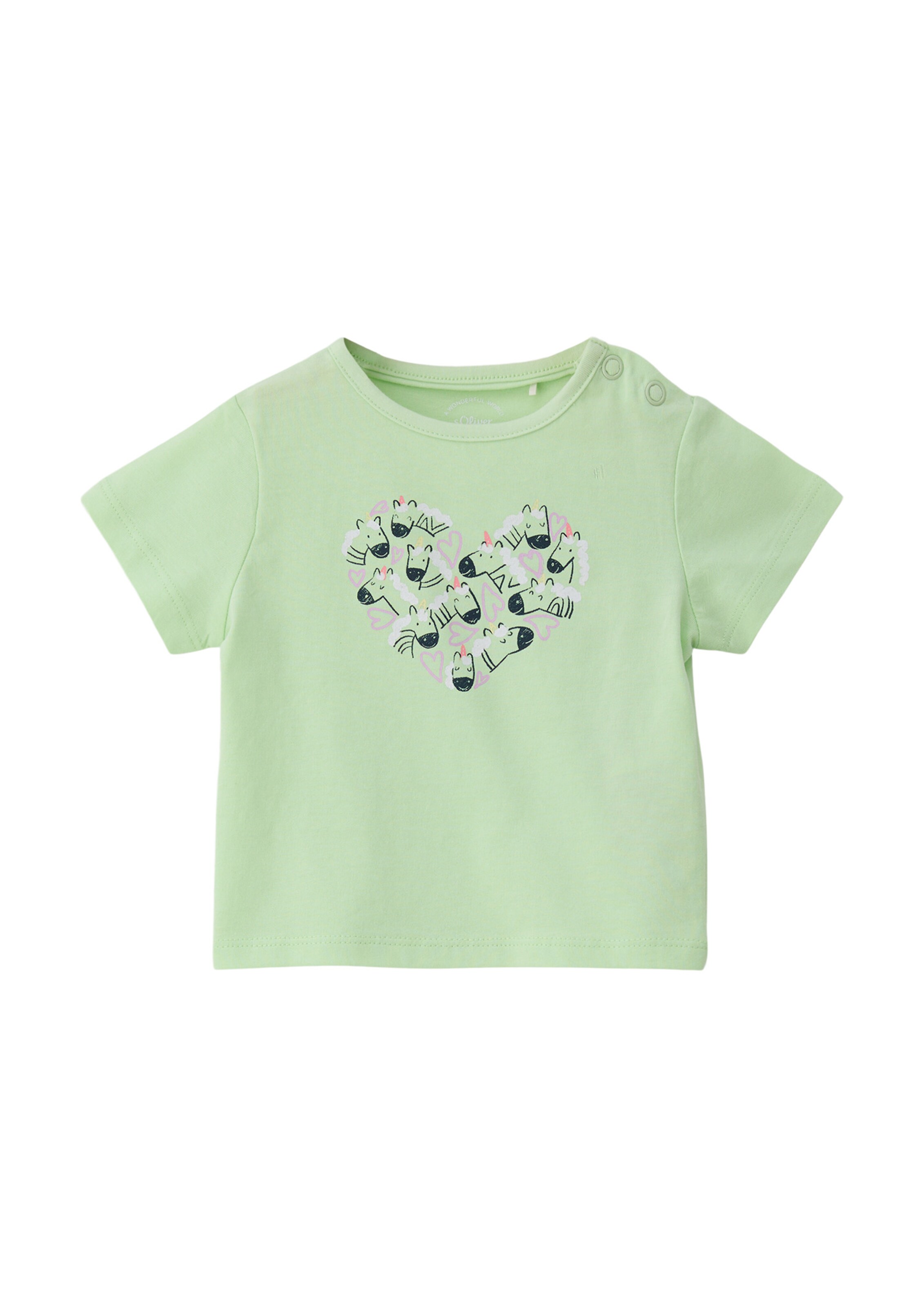 s.Oliver Shirt in Grün: Vorderseite