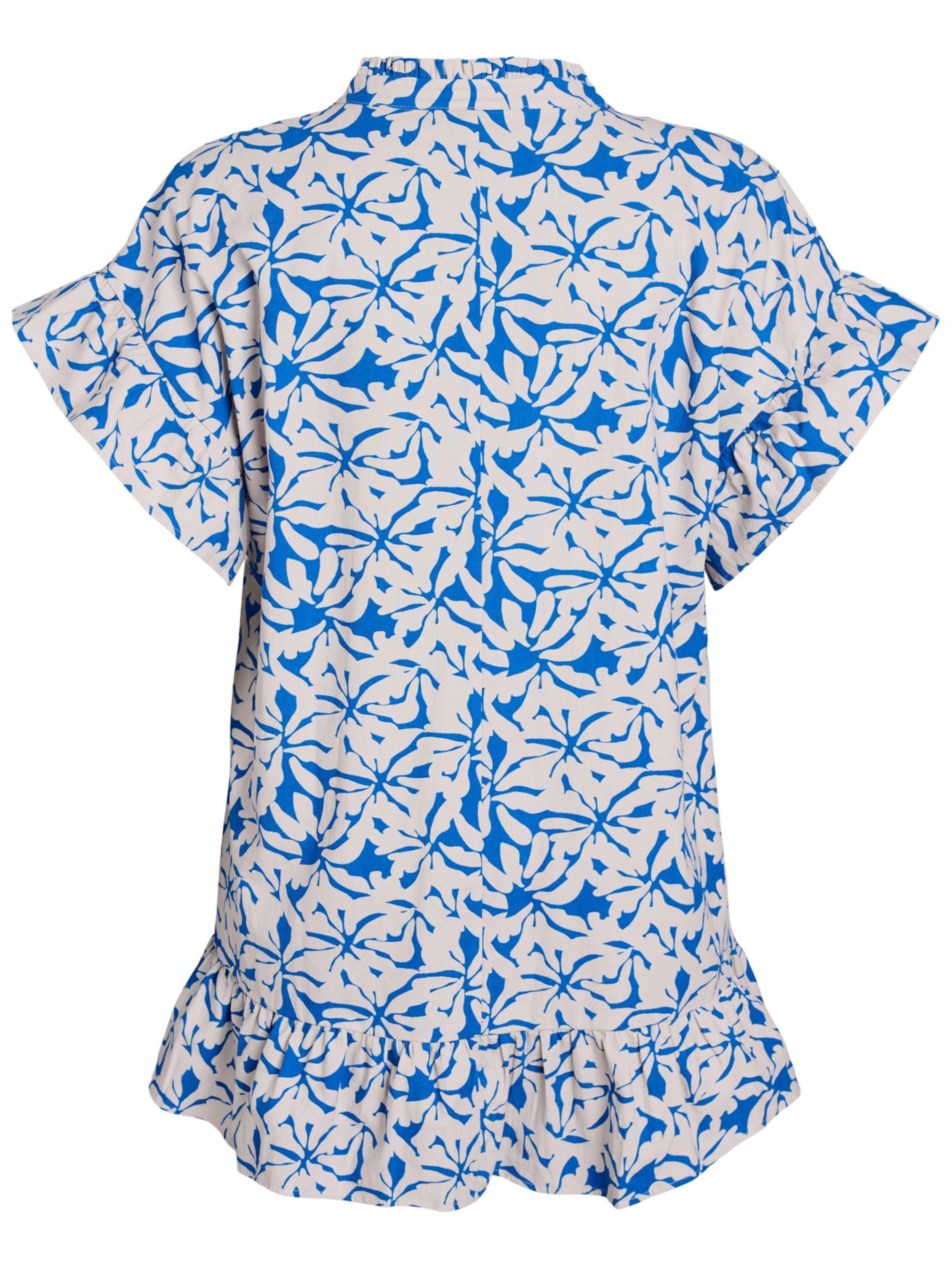 Zizzi Платье-рубашка 'Caello' в Синий