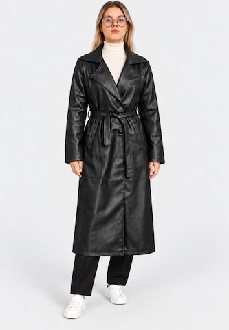 Elara Between-seasons coat in Black