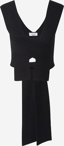 Tops en tricot Cie Cie en noir : devant