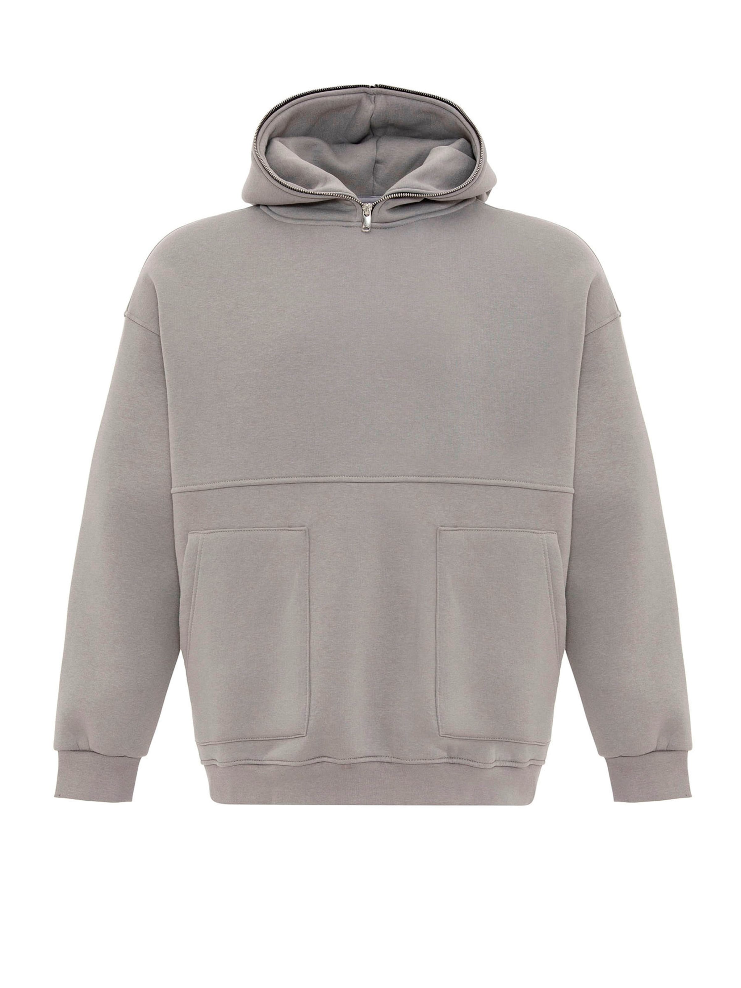 VAMOS CLO Mikina - Sivá: predná strana