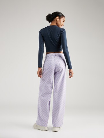 florence by mills exclusive for ABOUT YOU Wide leg Jeans 'Iris' in Purple