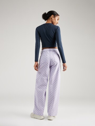 florence by mills exclusive for ABOUT YOU Wide leg Jeans 'Iris' in Lila