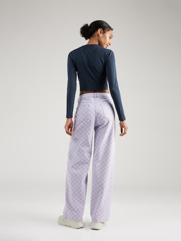 florence by mills exclusive for ABOUT YOU Wide leg Jeans 'Iris' in Purple