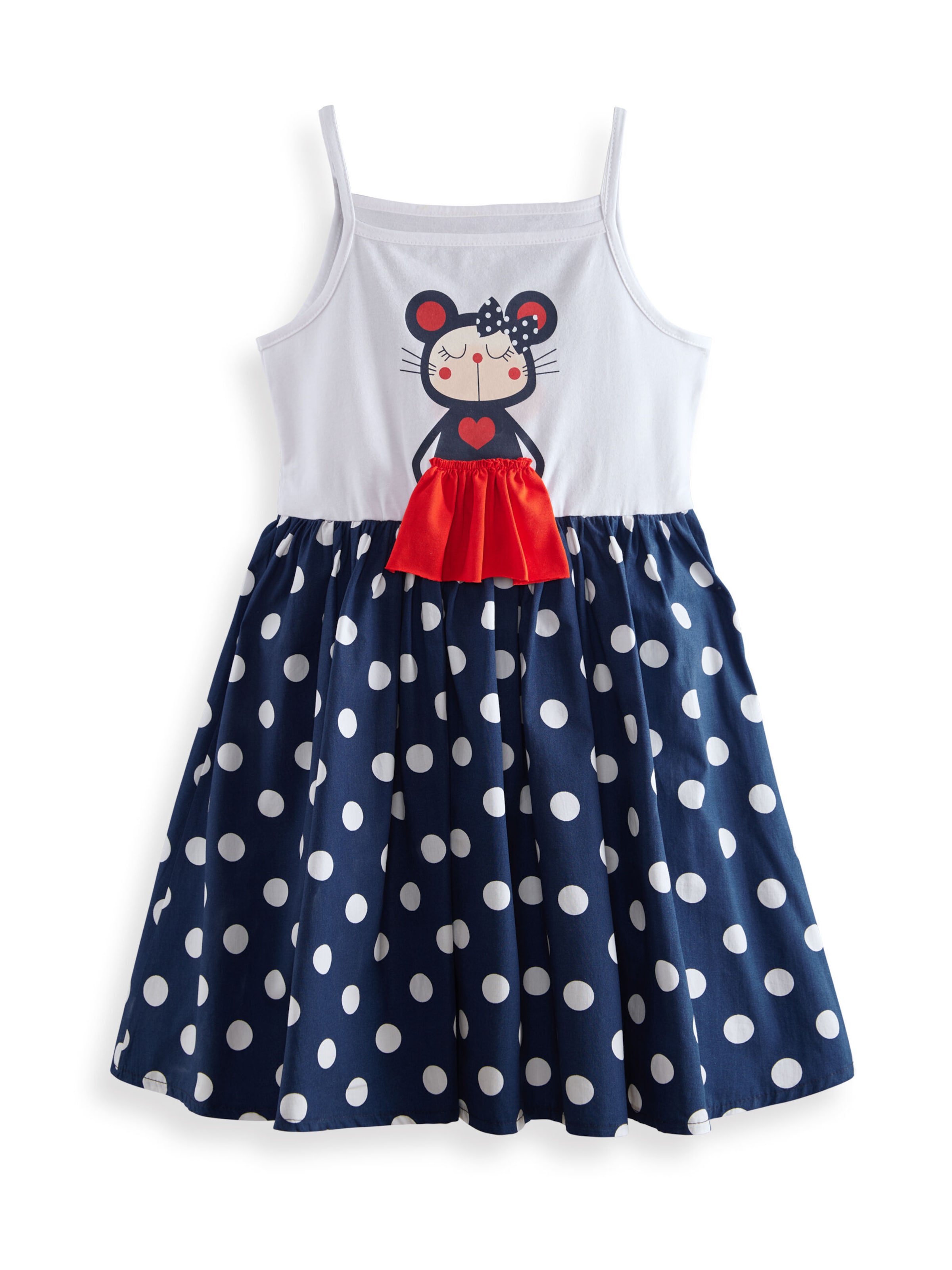 Robe Denokids en bleu : devant