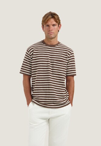 Dstrezzed - Camisa 'Louie' em castanho: frente