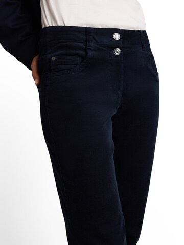 TOM TAILOR - Tapered Calças em azul