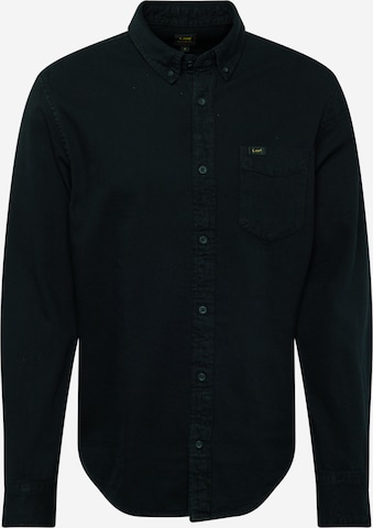 Lee Regular fit Button Up Shirt in Black: front