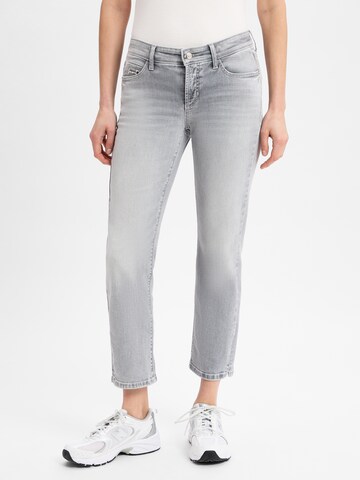Cambio Regular Jeans ' Piper Short ' in Grijs: voorkant