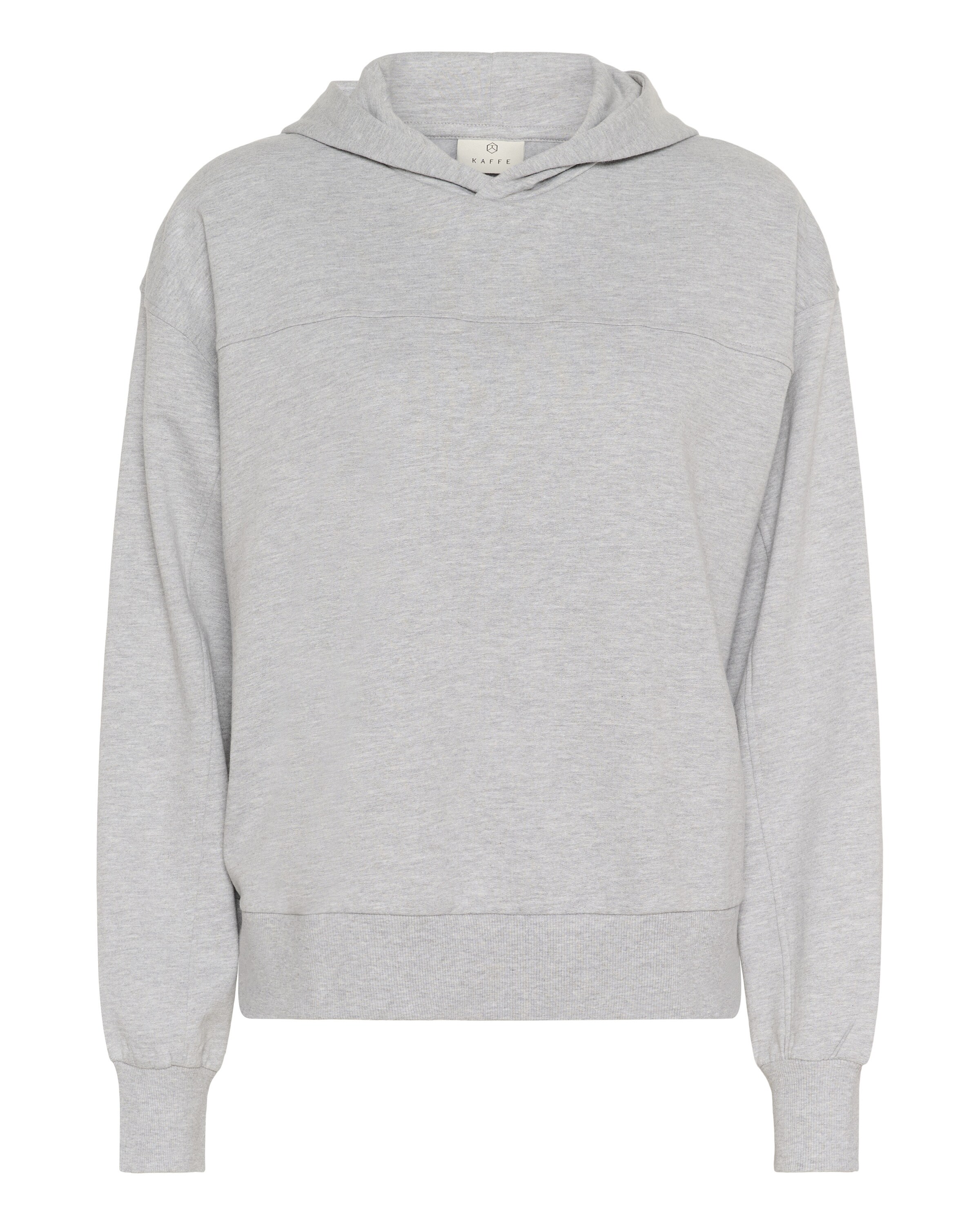 Sweat-shirt 'Liv' Kaffe en gris : devant