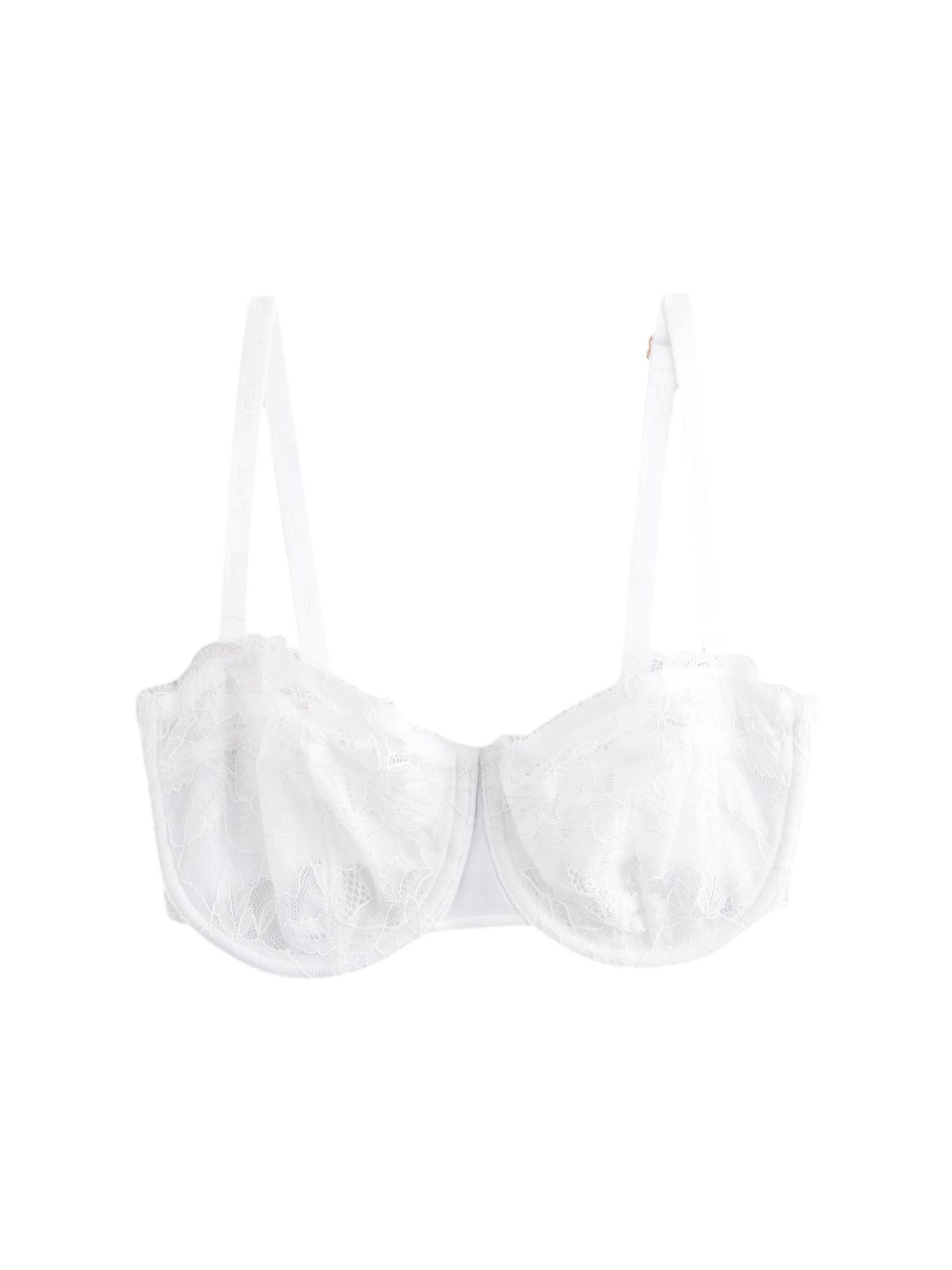 Lipsy Balconette Bra in White: front