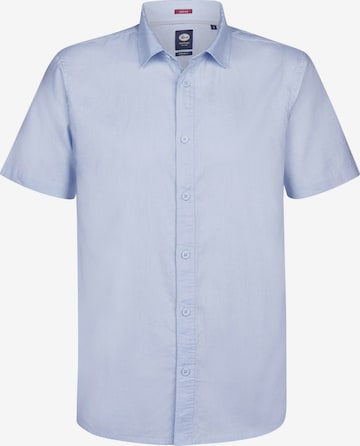 Petrol Industries Средняя посадка Рубашка в Синий: спереди