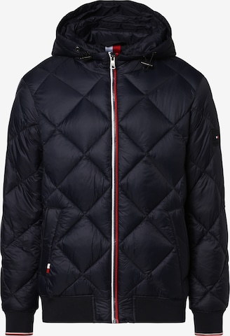 TOMMY HILFIGER Between-Season Jacket 'Diamond' in Blue: front