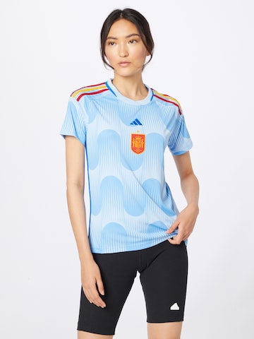 zils ADIDAS PERFORMANCE Sportiska stila krekls 'Spain 22 Away': no priekšpuses